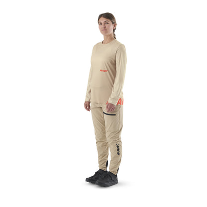 Maillot MAVIC CROSSTRAIL Manches Longues Beige