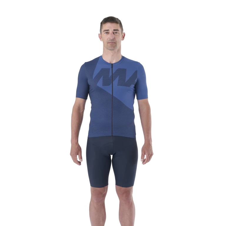Maillot MAVIC ICON GRAPHIC Manches Courtes Bleu