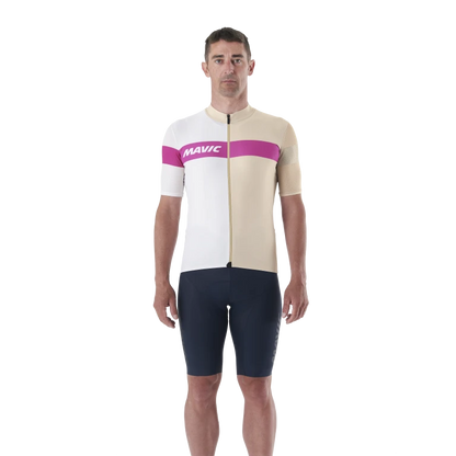 Maillot MAVIC KSYRIUM PRO Manches Courtes Beige