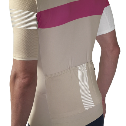 Maillot MAVIC KSYRIUM PRO Manches Courtes Beige