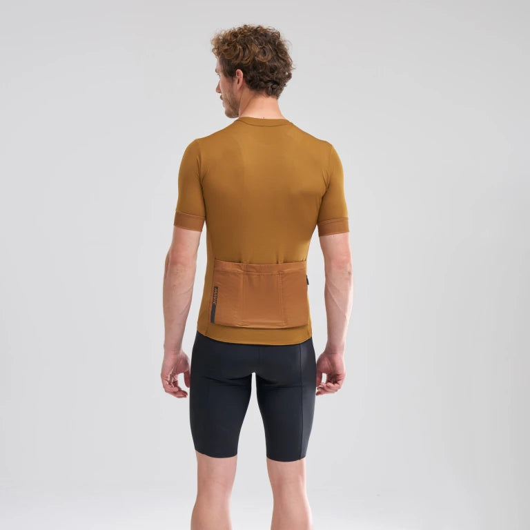 Maillot MAVIC AKSIUM Manches Courtes Marron