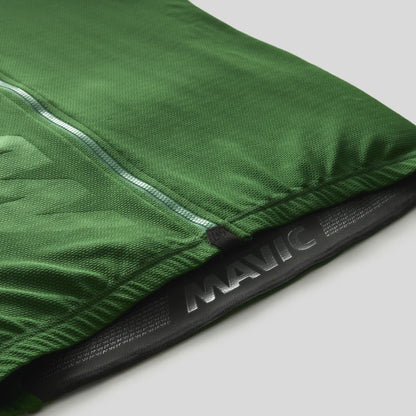 Maillot MAVIC AKSIUM Manches Courtes Vert