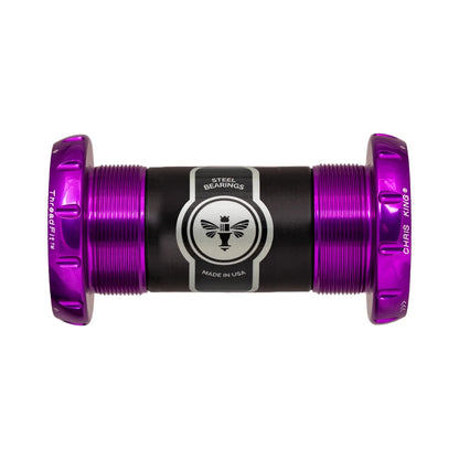Boîtier de Pédalier CHRIS KING ThreadFit 30 68/73mm Violet