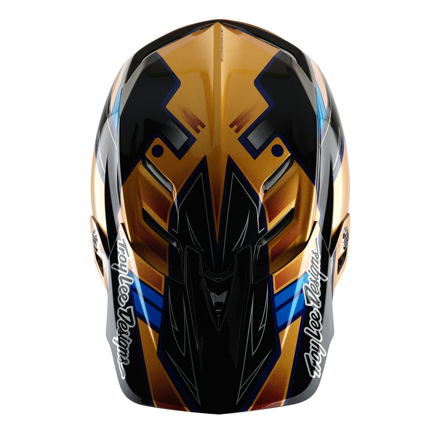 Casque VTT TROY LEE DESIGNS D4 COMPOSITE MIPS ROYALTY Noir/Or