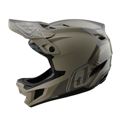 Casque VTT TROY LEE DESIGNS D4 POLYACRYLITE MIPS SHADOW Kaki