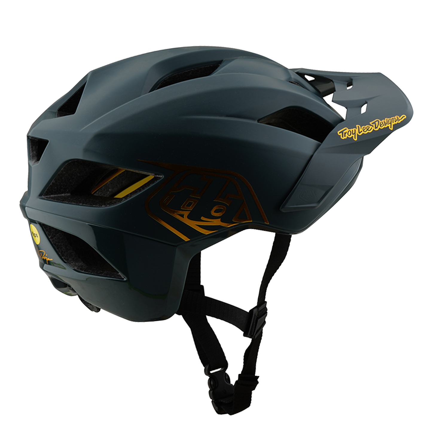 Casque VTT TROY LEE DESIGNS FLOWLINE POINT MIPS Gris/Jaune