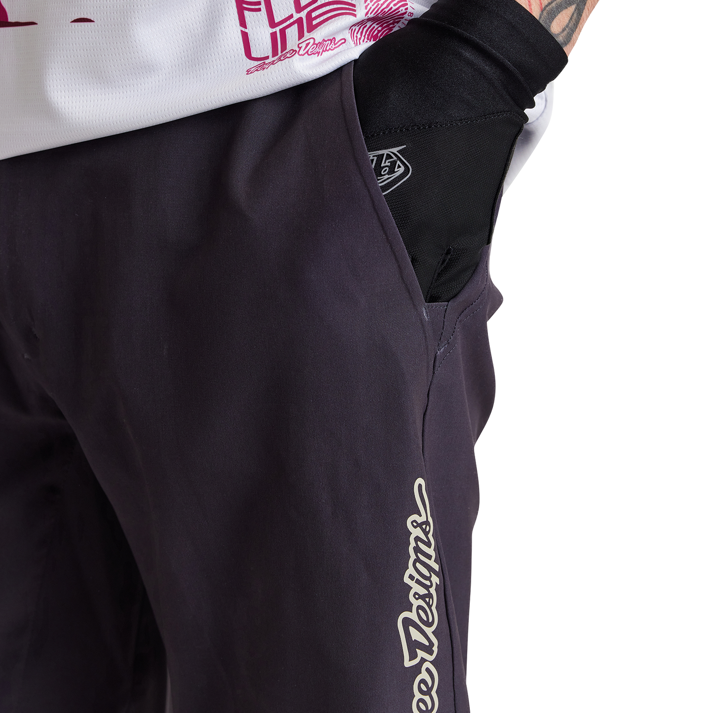 Short TROY LEE DESIGNS FLOWLINE SUPERLYTE MONO Noir