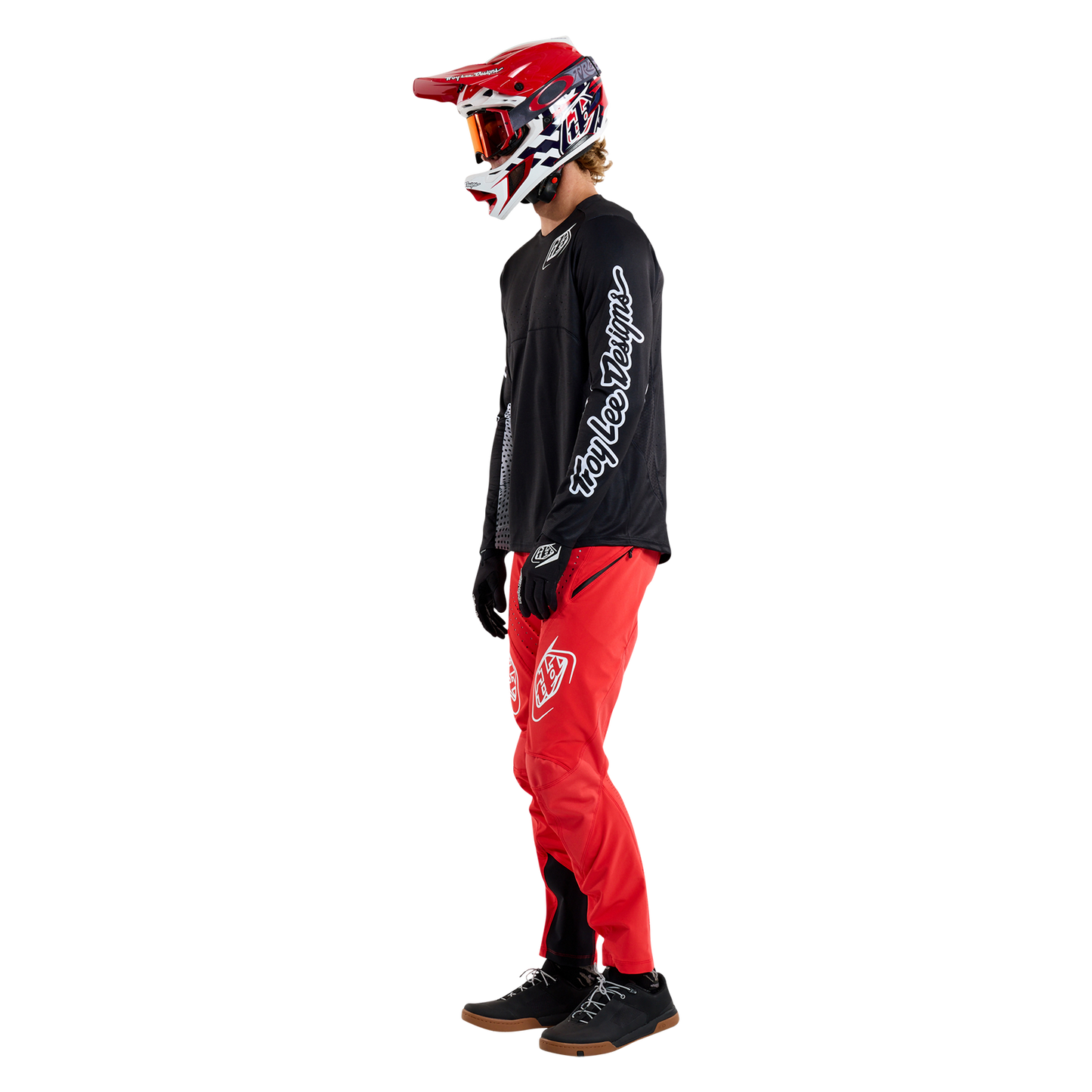 Maillot TROY LEE DESIGNS SPRINT Manches Longues Noir