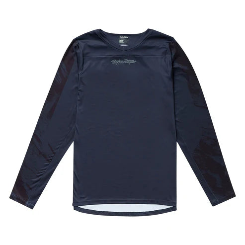 Maillot TROY LEE DESIGNS SKYLINE CHILL Manches Longues Bleu