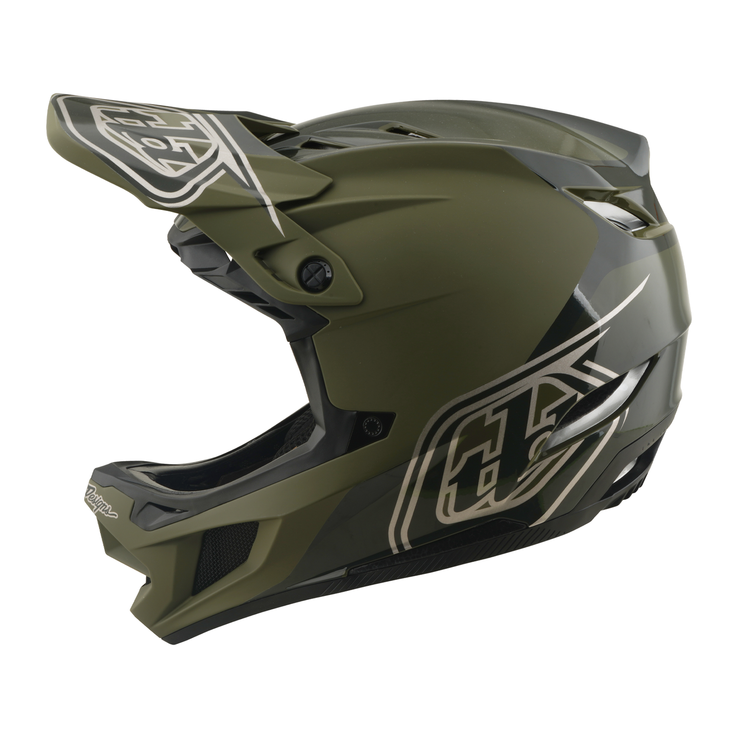 Casque VTT TROY LEE DESIGNS D4 POLYACRYLITE MIPS SHADOW BEETLE Kaki