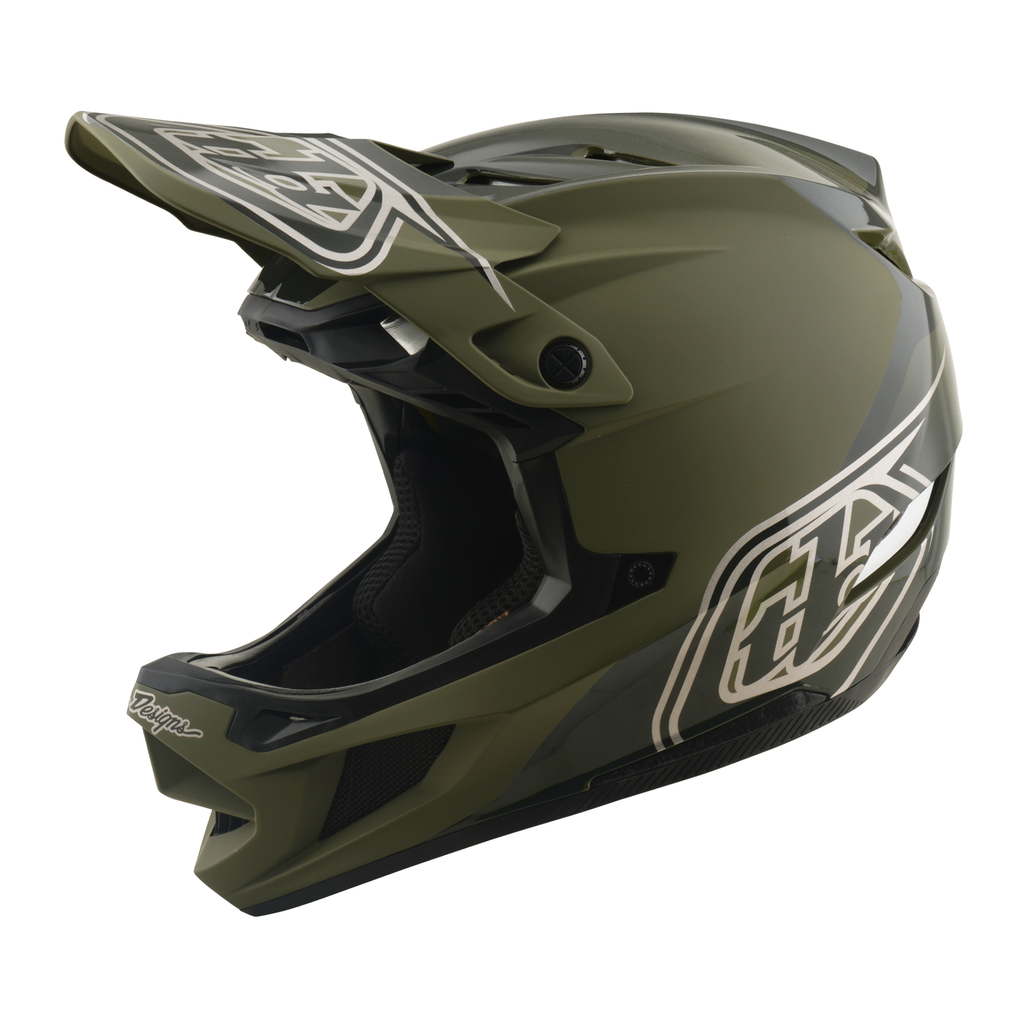 Casque VTT TROY LEE DESIGNS D4 POLYACRYLITE MIPS SHADOW BEETLE Kaki