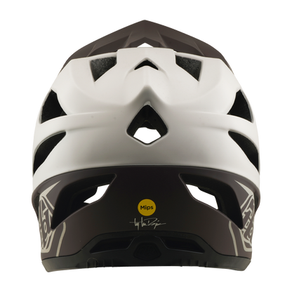 Casque VTT TROY LEE DESIGNS STAGE MIPS DRONE PUMICE Blanc