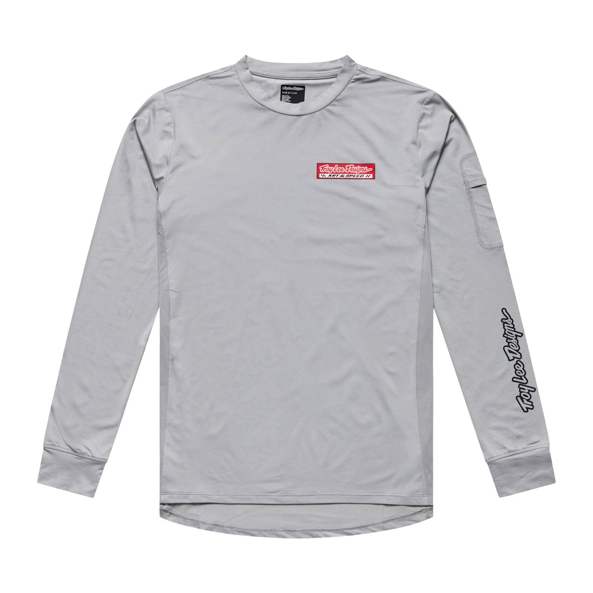 Maillot TROY LEE DESIGNS RUCKUS RIDE CUSTOM PAINT Manches Longues Mid Gray