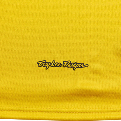 Maillot TROY LEE DESIGNS SKYLINE CHILL SWITCHBACK Manches Longues Jaune Acid