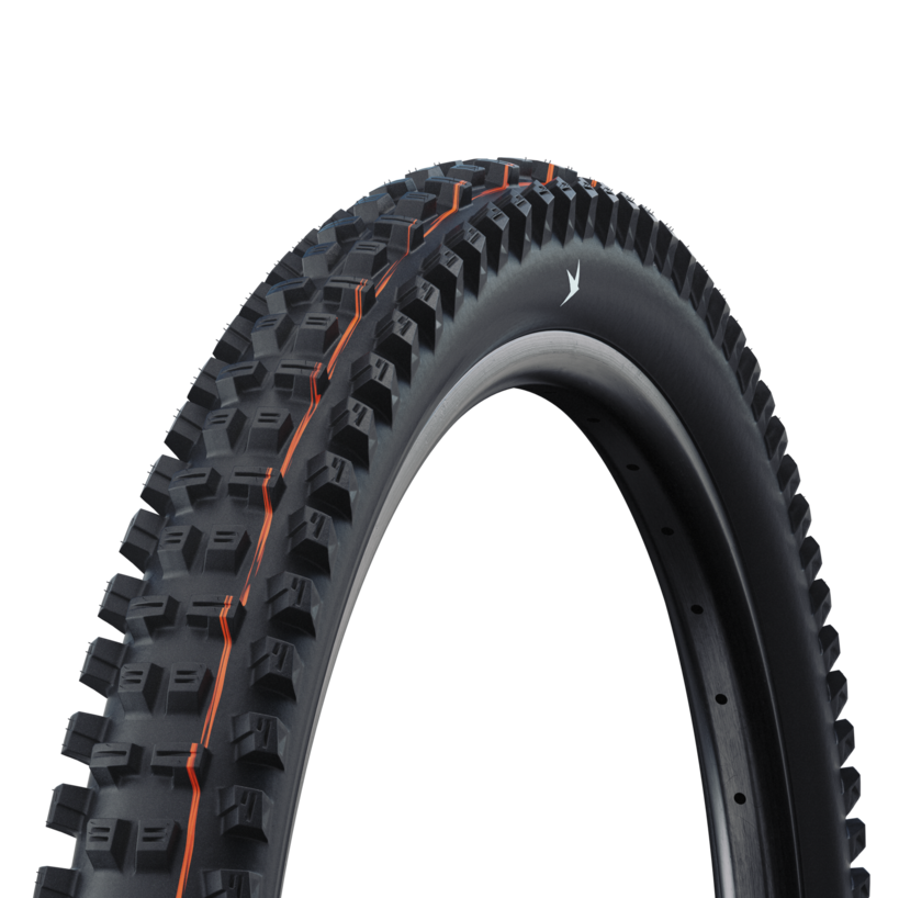 Pneu SCHWALBE TACKY CHAN GRAVITY PRO SOFT RADIAL 27.5x2.50 Tubeless Ready Souple Noir