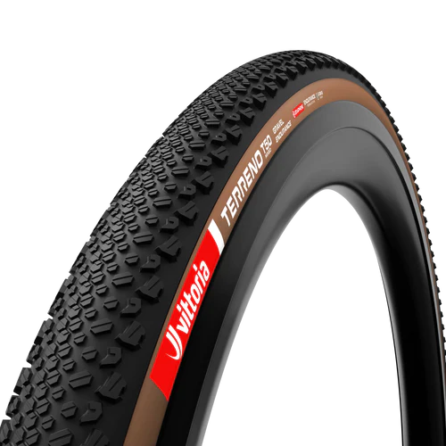 Pneu VITTORIA TERRENO T50 MIXED Gravel Endurance 700x40c Tubeless Ready Souple Marron