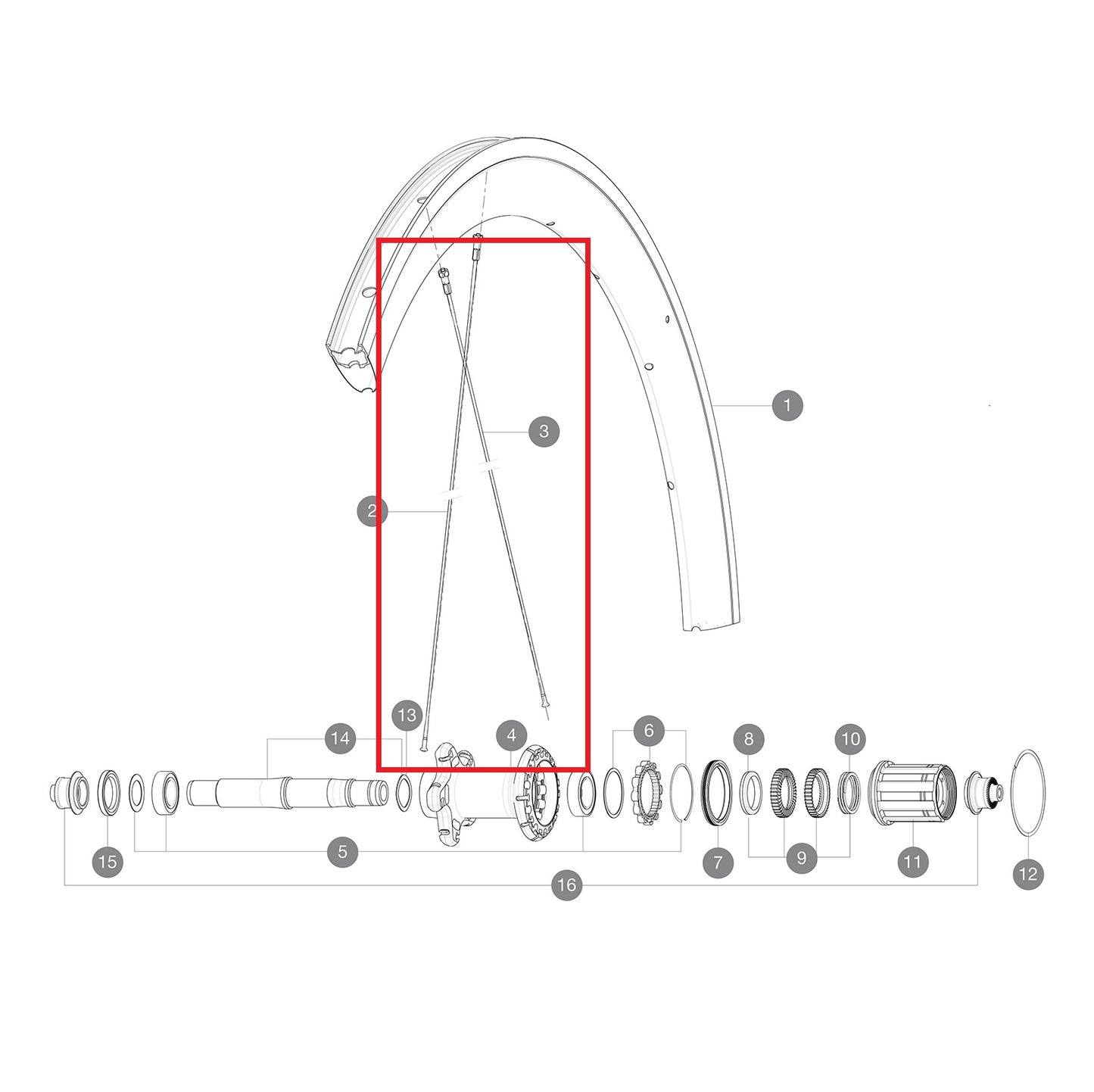Kit 12 Raypns Ar MAVIC COSMIC PRO CARBON 277mm