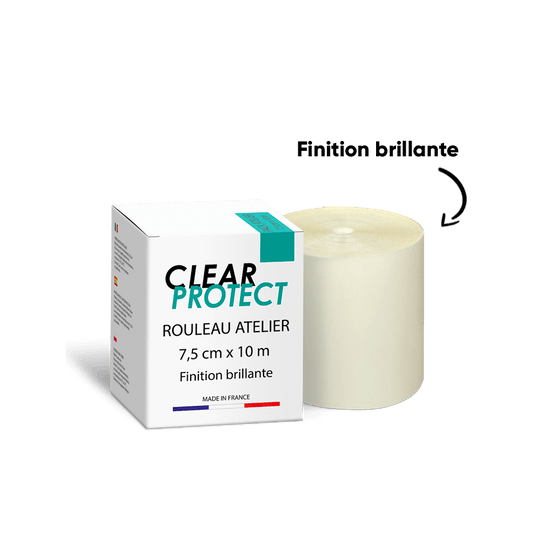 Protection adhésive pour cadre CLEARPROTECT FASTOTAPE Brillant 10 m x 7.5 cm