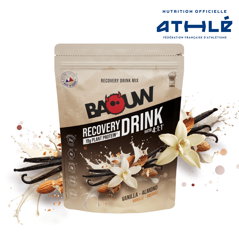 Boisson de Récupération BAOUW RECOVERY (500g) Vanille Amande