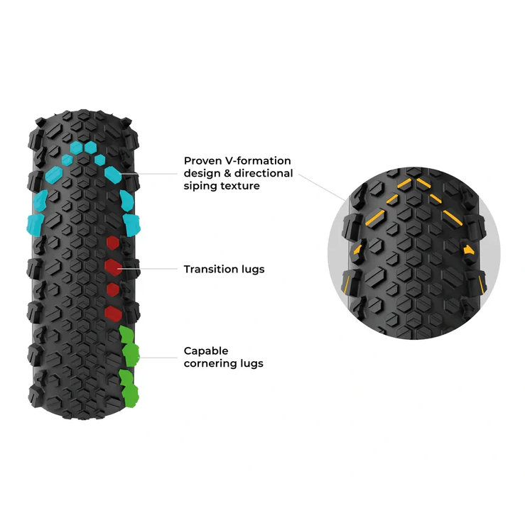 Pneu VITTORIA TERRENO T50 MIXED Gravel Endurance 700x40c Tubeless Ready Souple Marron