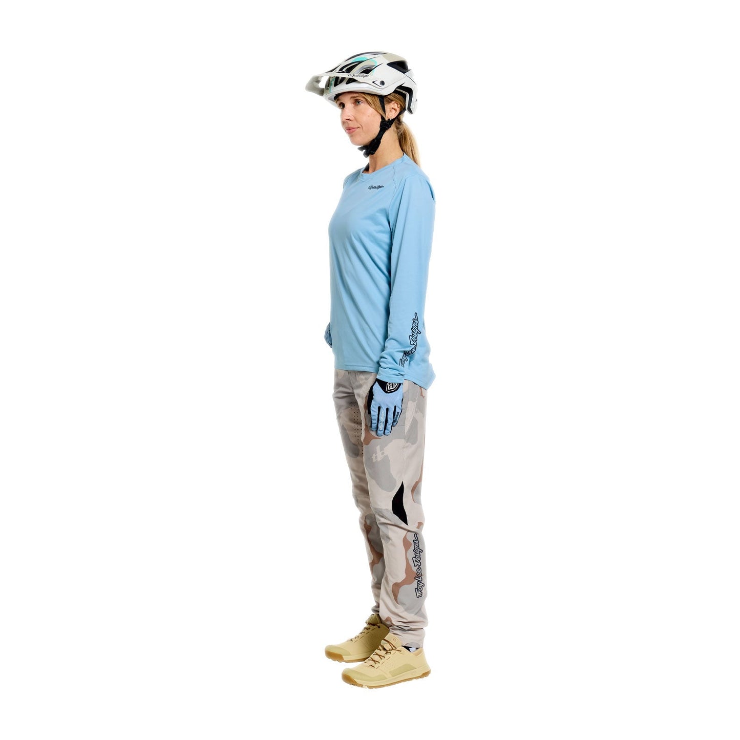 Pantalon TROY LEE DESIGNS LILIUM PRO FLOW CAMO Femme Pumice