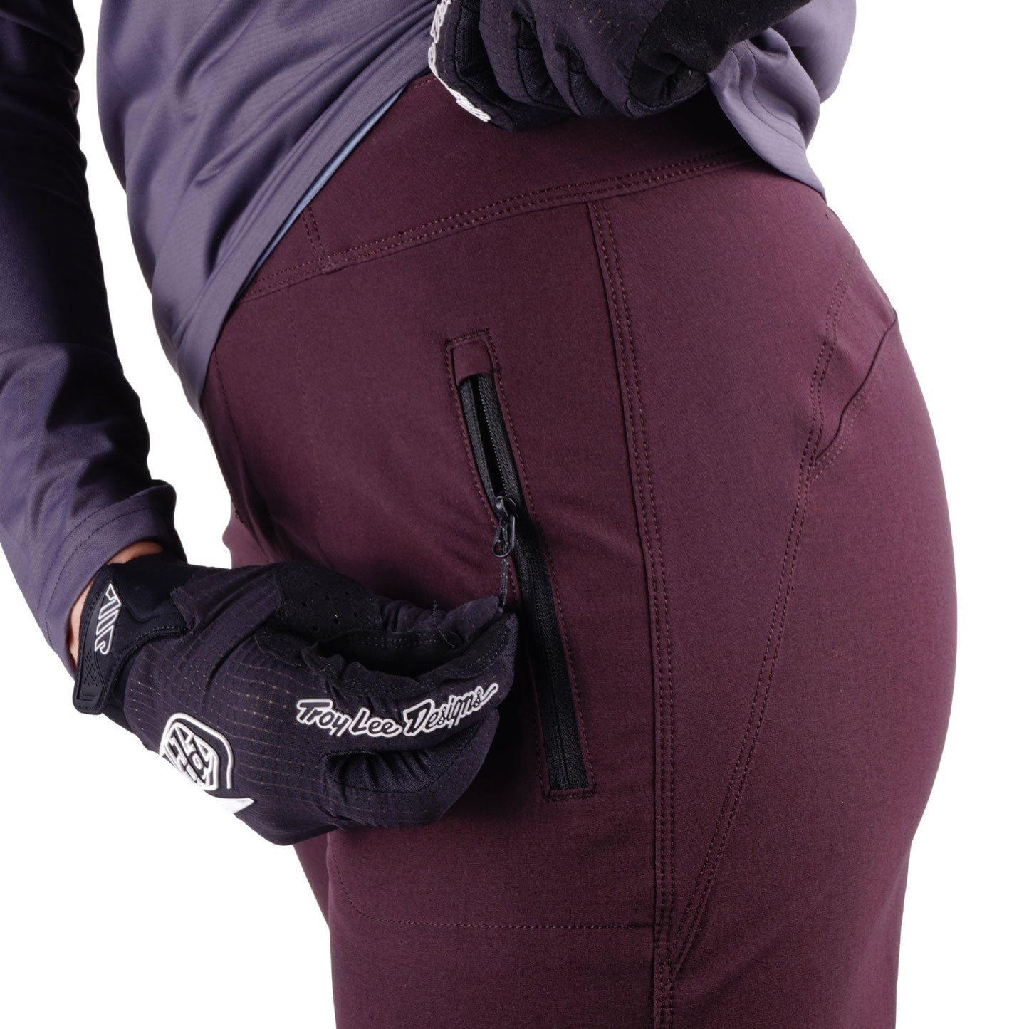Pantalon TROY LEE DESIGNS LILIUM PRO MONO Femme Bordeaux