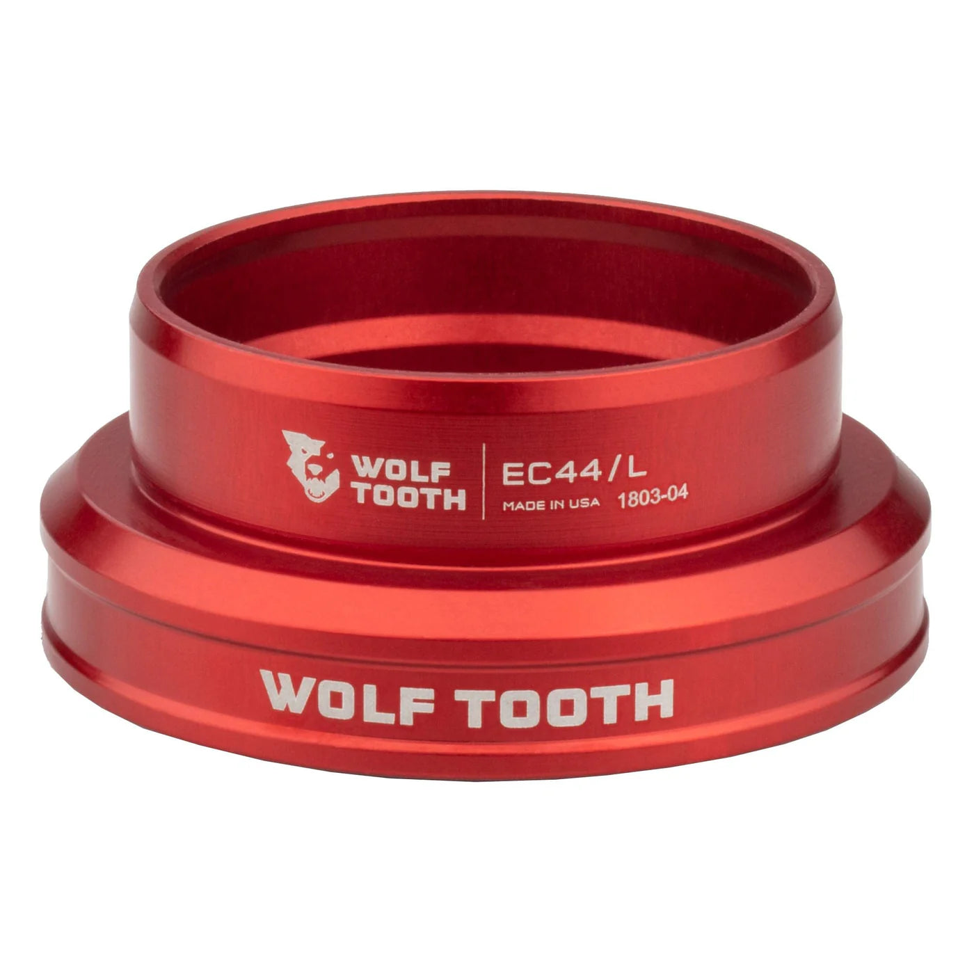 Cuvette Basse pour Jeu de Direction Externe WOLF TOOTH PERFORMANCE 1.5" EC44 Rouge