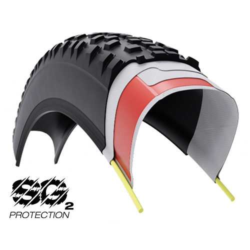 Pneu WTB VULPINE TCS LIGHT FAST ROLLING DUAL DNA SG2 120tpi 700x45c Tubeless Ready Noir