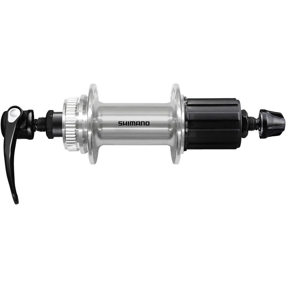Moyeu Arrière SHIMANO FH-QC400 - Édition Polished Silver
