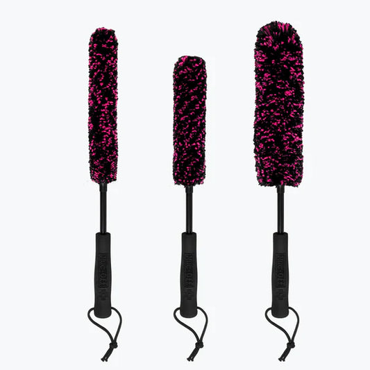 Kit de 3 Brosses MUC-OFF MICROFIBRE DETAILING BRUSH SET