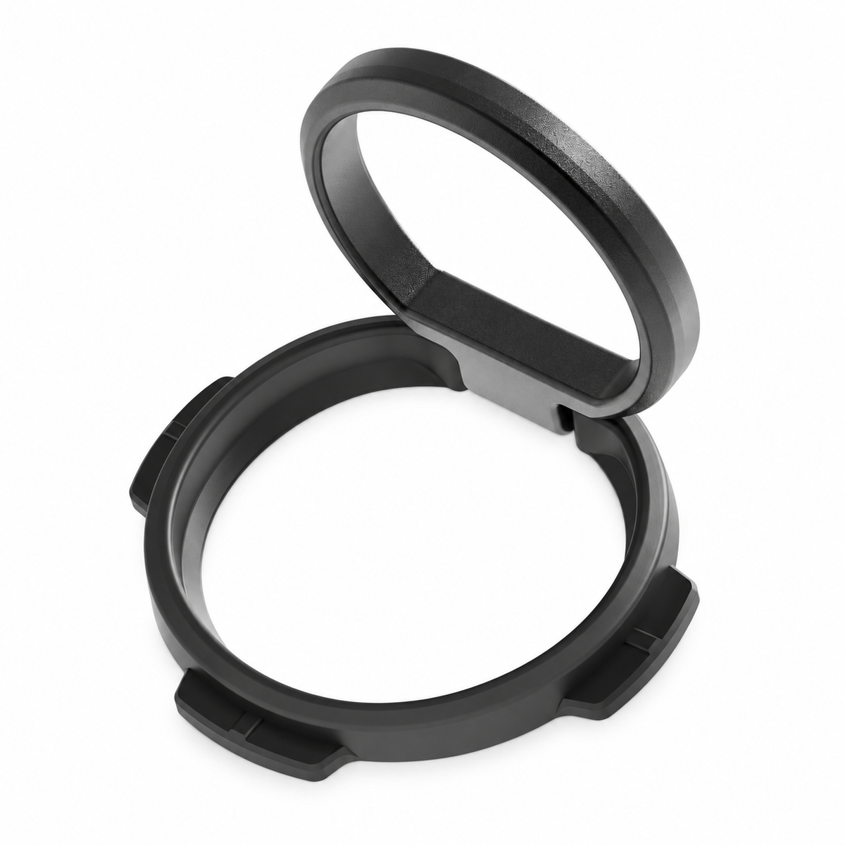 Anneau présentoir téléphone QUADLOCK — vue du produit sur fond blanc