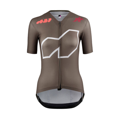 Maillot ASSOS DYORA R S11 We are the A Manches Courtes Femme Marron