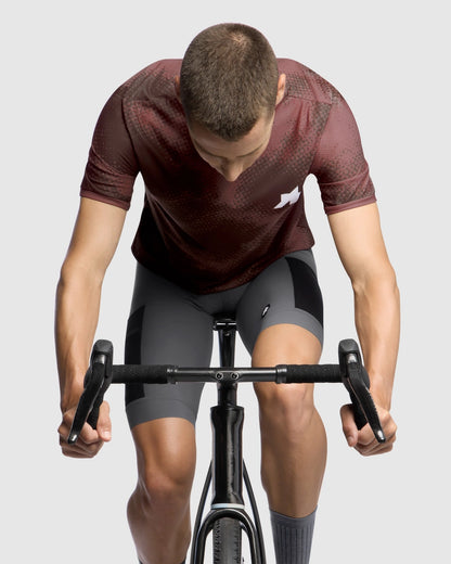 Maillot ASSOS TACTICA T5 MUD FLAGE Manches Courtes Marron
