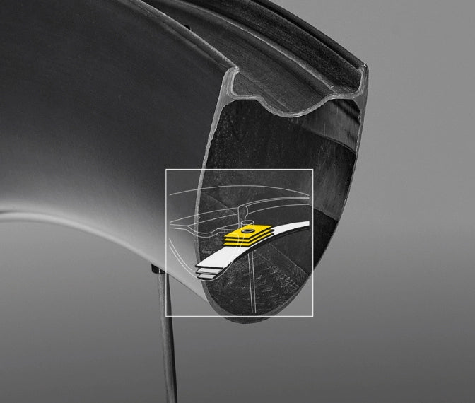 Paire de Roues MAVIC COSMIC SLR 45 Tubeless Ready (Center Lock) Noir/Argent