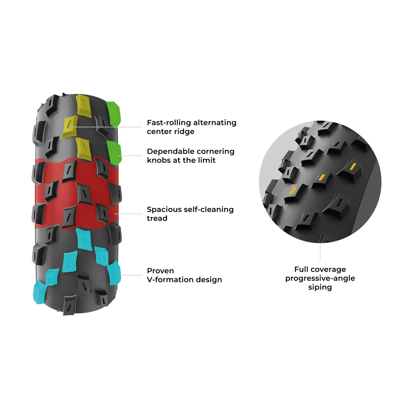 Pneu VITTORIA BARZO XC RACE 29x2.4 Graphene/Silica Tubeless Ready Souple Noir