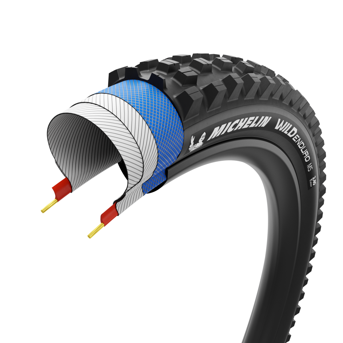Pneu MICHELIN WILD ENDURO MS Performance Line 27.5x2.40 Tubeless Ready Souple Noir