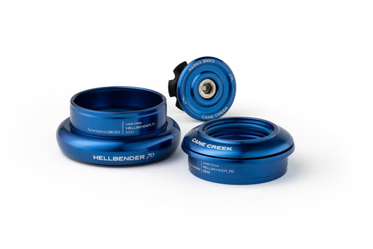 Jeu de Direction Semi-Intégré/Externe Conique CANE CREEK Hellbender 70 1"1/8-1.5" ZS44/EC44 Bleu