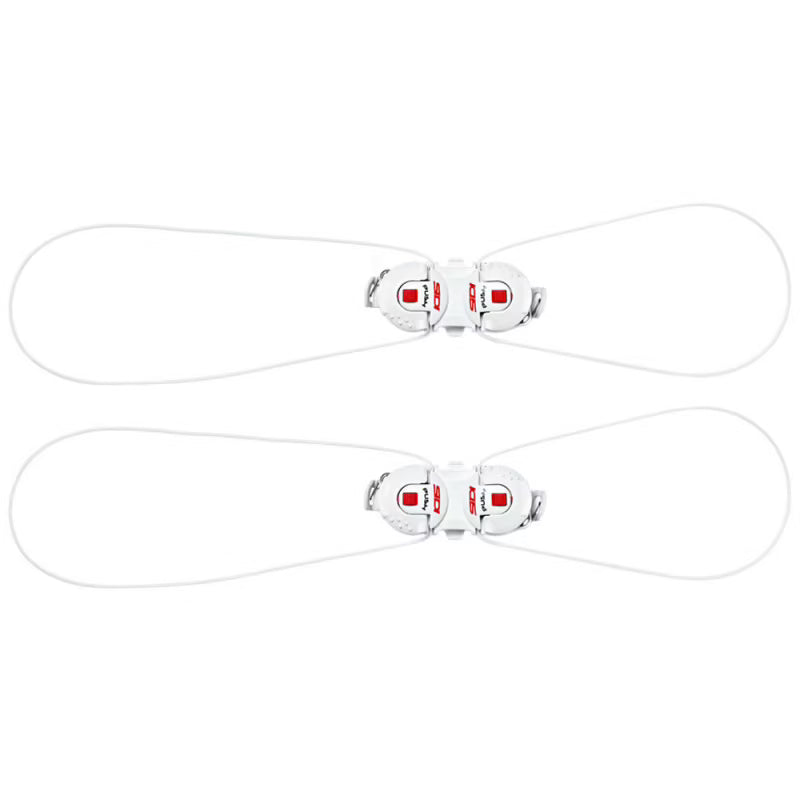 Boucles Chaussures SIDI DOUBLE TECNO 3 Push (X2) Blanc