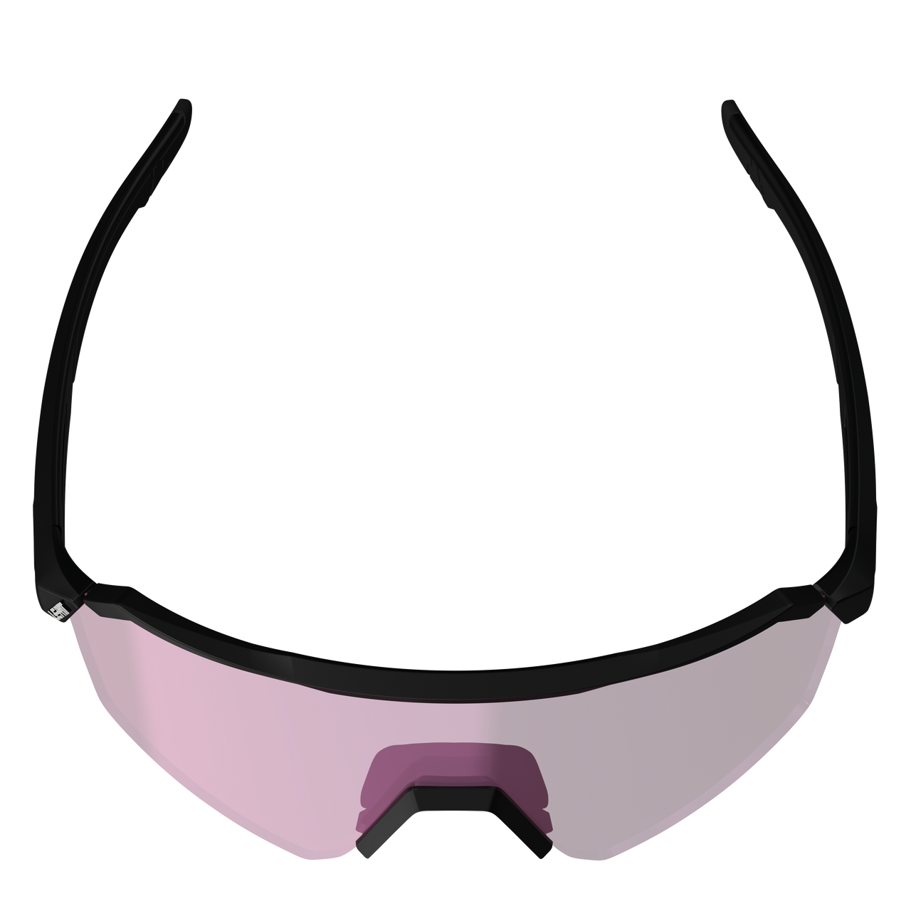 Lunettes LEATT RIDEVIZ LITE LARGE Satin Noir Verre Iriz Crystal Violet