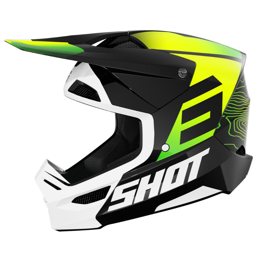 Casque BMX SHOT FURIOUS Apex Neon Yellow