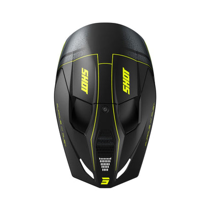 Casque BMX SHOT FURIOUS Dust Neon Yellow Matt