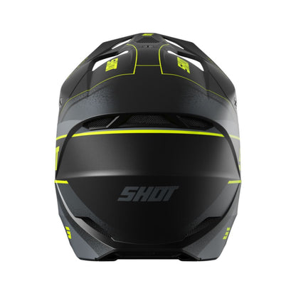 Casque BMX SHOT FURIOUS Dust Neon Yellow Matt
