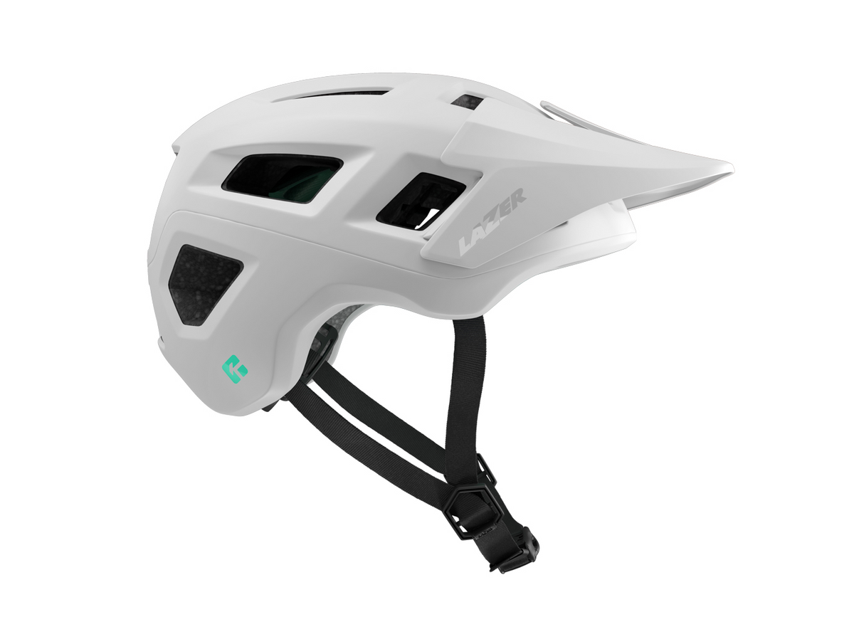 Casque VTT LAZER COYOTTE KINETICORE Blanc Matt — vue complémentaire 3