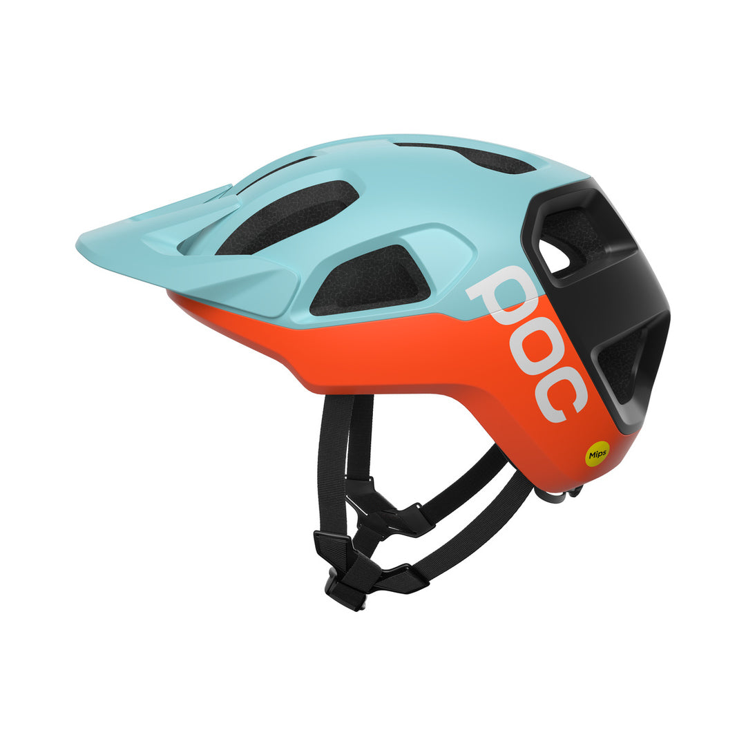 Casque VTT POC CULARIS Bleu/Orange Matt — vue produit