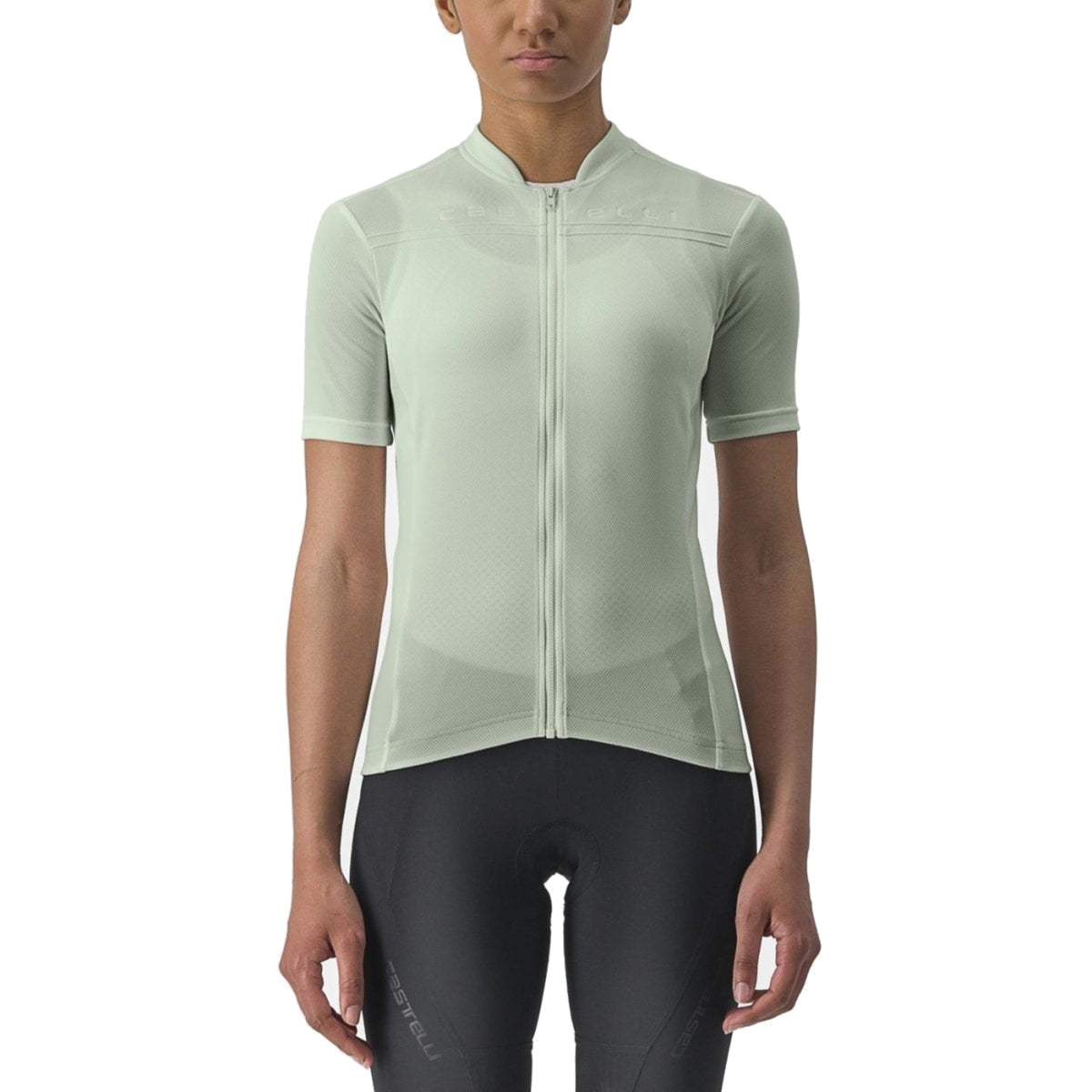 Maillot CASTELLI ANIMA 4 Femme Manches Courtes Vert