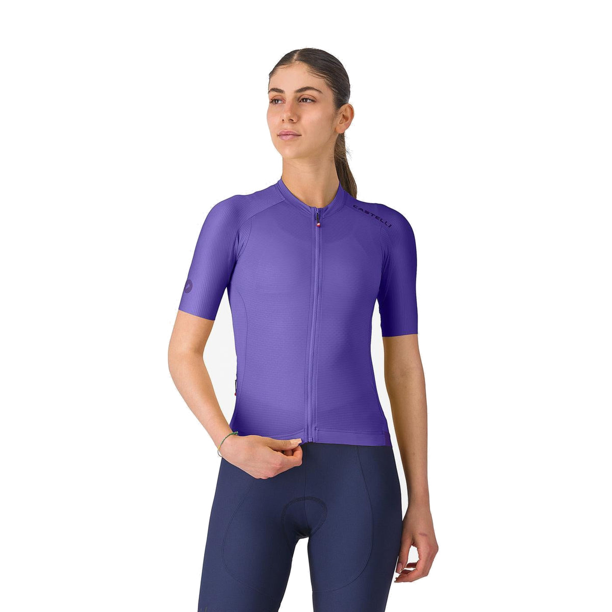 Maillot CASTELLI ESPRESSO 2 Femme Manches Courtes Violet