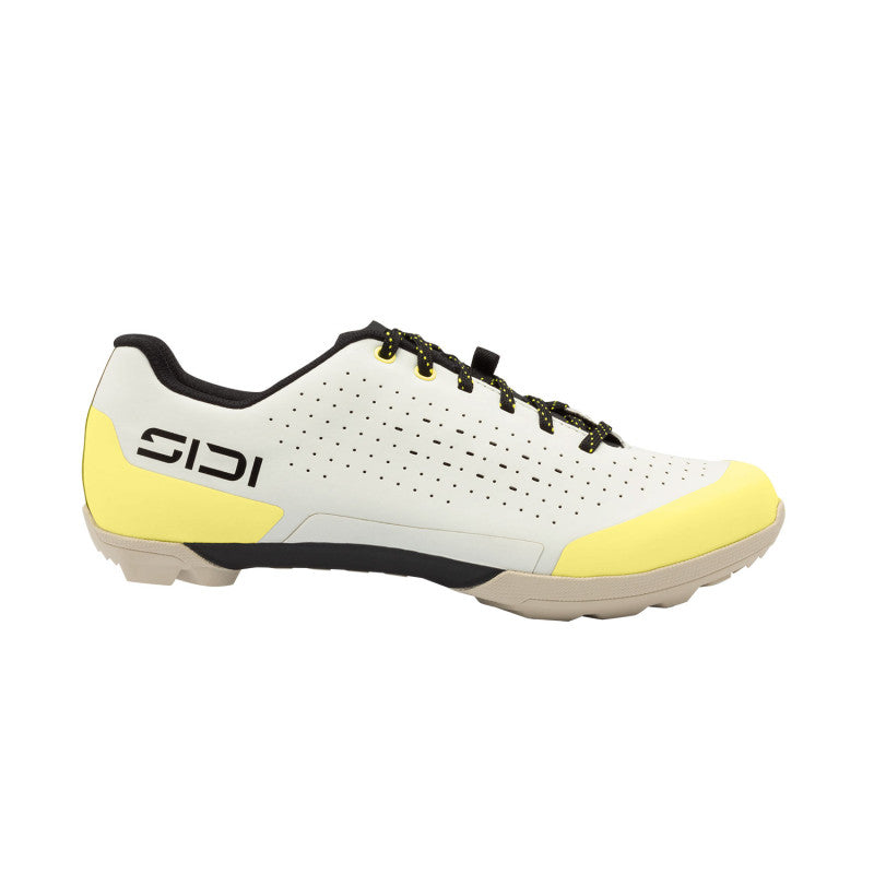 Chaussures Gravel SIDI ASPER LACES Blanc/Jaune