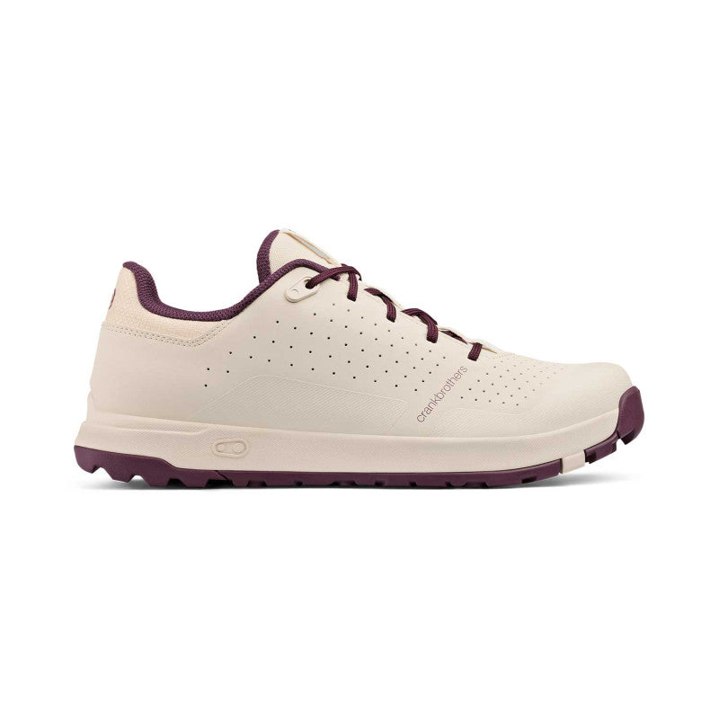 Chaussures VTT CRANKBROTHERS MALLET TRAIL LACE CLIP Blanc/Purple