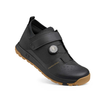 Chaussures VTT CRANKBROTHERS STAMP TRAIL BOA Noir/Gum — vue trois quarts