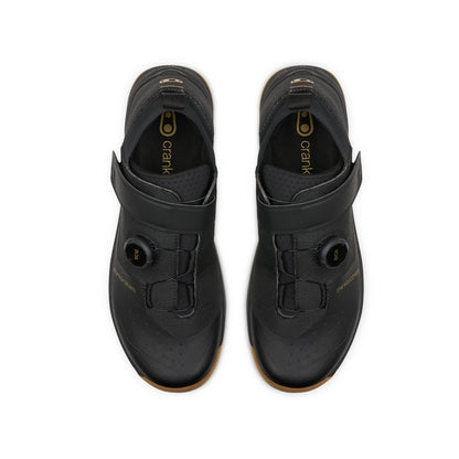 Chaussures VTT CRANKBROTHERS STAMP TRAIL BOA Noir/Gum — vue de dessus